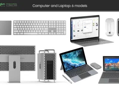 116 Office Equipment Collection 3D model