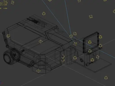 Spacecraft - Ground Platform 08 3D model