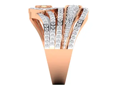 Women Ring Render 3dm STL MTL SLC JCD OBJ FBX Details 3D print model 34