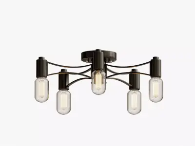 CEILING LAMP LOFT DROPLET TOP 3D model