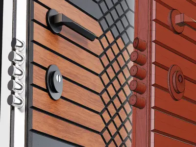 Credo IV - Entrance door 3D model