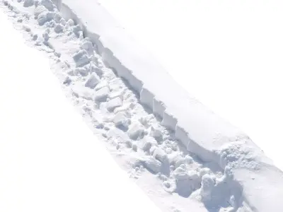  Snow Cliff 2 3D model