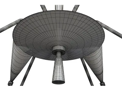 TWELVE Light chandelier 3D model