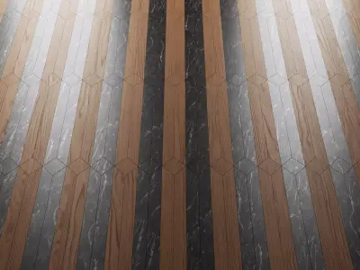 Matita modular geometric wood floor By Foglie D Oro v211 Texture