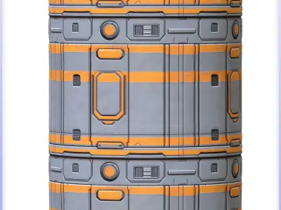 SciFi Seamless Texture Texture 14