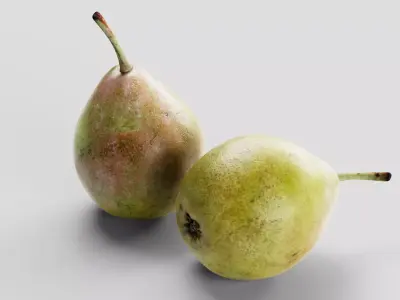 Pear - 3D Scan - Low Poly 3D Model Low-poly 3D model