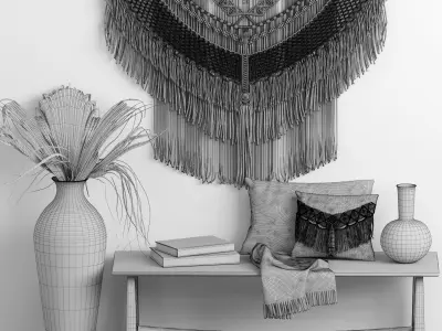 marame decor set01 3D model