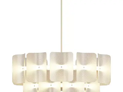 Fingerprint Chandelier 3D model