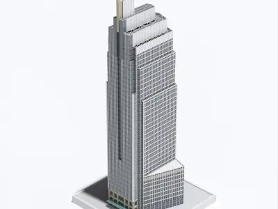 VIETCOMBANK TOWER - 3D MODEL - SAIGON 3D model