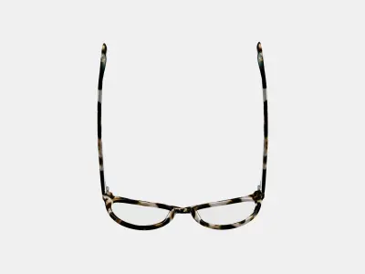 Haley Eyeglasses in Opal Tortoise 3D model