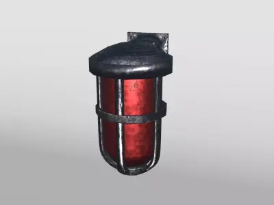 Alarm Light Low-poly 3D model