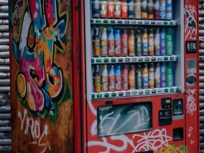 Vending Machine Low-poly 3D model