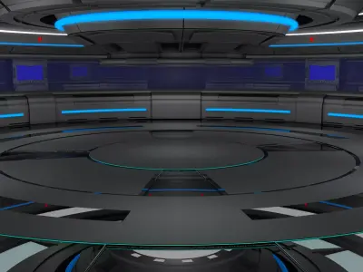 Sci Fi Interior Room 3D model