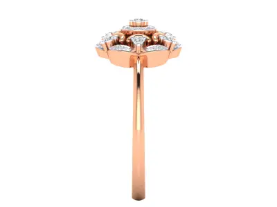 Women Ring Render 3dm STL MTL SLC JCD OBJ FBX Details 3D print model 81