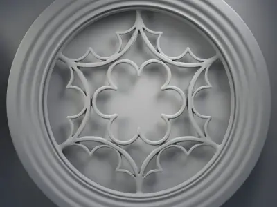 12 Medieval windows pack 01 3D model