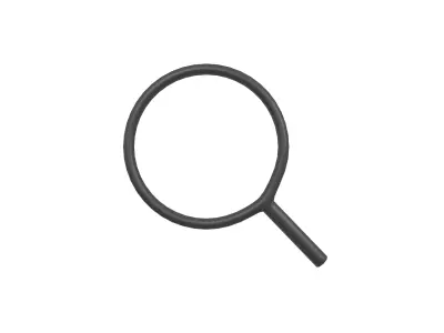 Search Symbol V1 Pack 01 Low-poly 3D model