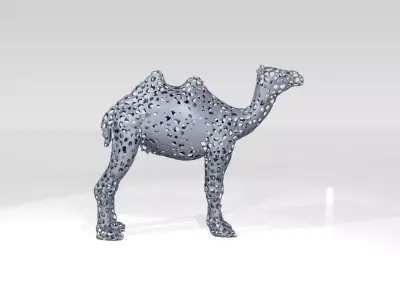 Camel Voronoi 3D model