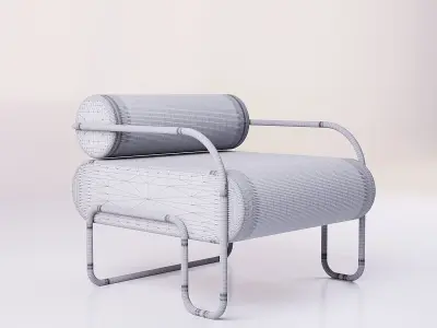 VELVET GREEN CHAIR Free 3D model