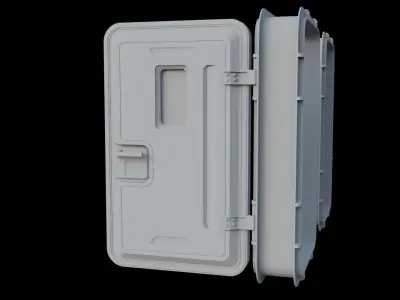 Sci-Fi Service door 3D model
