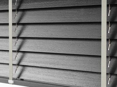 Wooden blinds Set 09 3D model