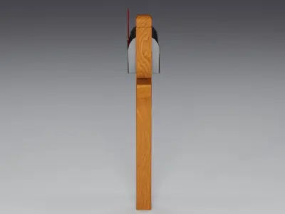 Mail Box Low-poly 3D model