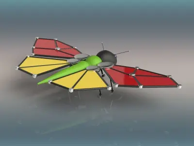 Butterfly Robot 3D model