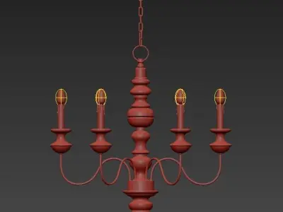 Chelsea House Lighting Stockholm Chandelier 3D model