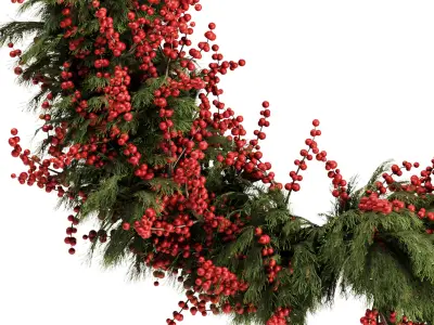 Christmas Wreath Set3 3D model