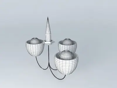 Lamp gray Free 3D model