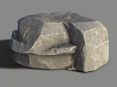 Mountain Rock 05 Low-poly 3D model