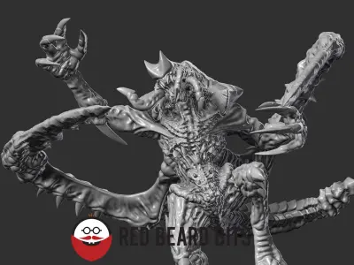 Xenoteras Lurker 3D print model