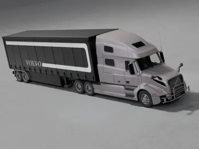 Volvo VNL 760 Truck High-Quality 3D Model 3D model