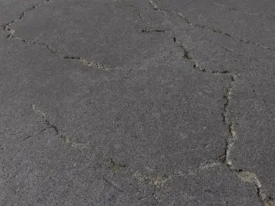 Road Textures Pack 5 3D model