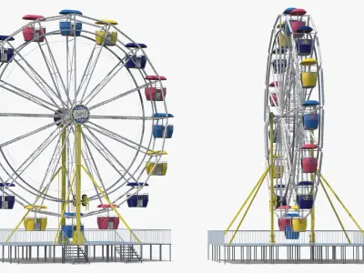  Small Ferris Wheel on Platform 