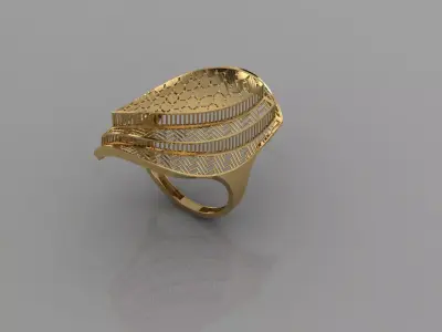 TURTORIAL RING 3D print model