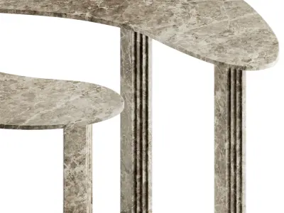 Colombo and 1953 Console by Tacchini 3D model