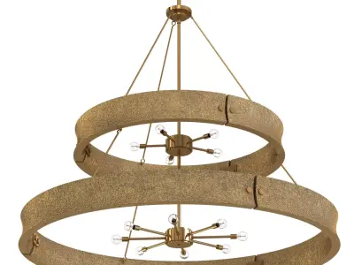 Progress lighting Lusail chandelier 3D model