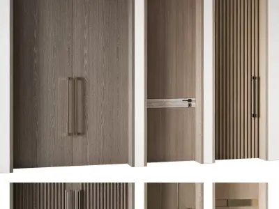 Door set 20 3D model