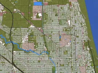 CHICAGO CITY 3D model