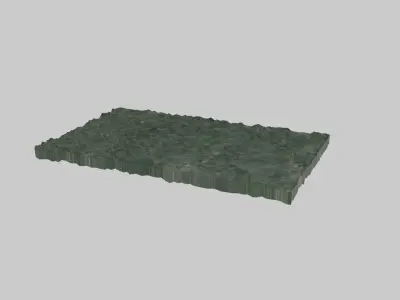 Khulna City Low-poly 3D model