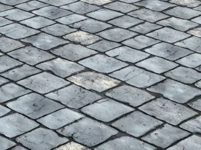 Cobblestone VOL01 4K Seamless PNG PBR Textures Texture