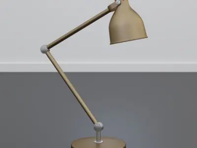 Modern desk lamp Ikea 3D model 3D model
