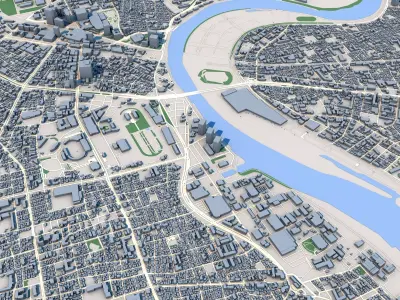 2 Tokyo City Japan 3D model