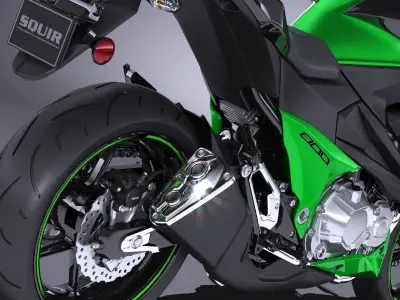 Kawasaki Z 800 2017  3D model