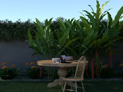 laos Happy Solitude Low-poly 3D model