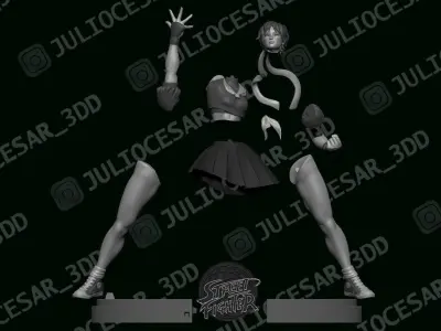 Street fighter - Sakura Kasugano 3D print model