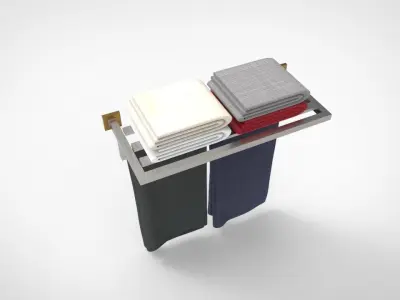 Towel Rack 4 3D model