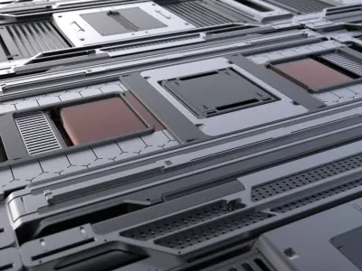 Sci-Fi Panels vol 4 3D model