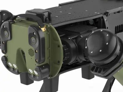  Ghost Robotics Robotic Vehicle Vision60 Black Green 