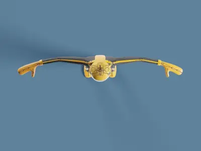 Rigged Astro Space Character - Stylized Cartoon Spaceman 3D model